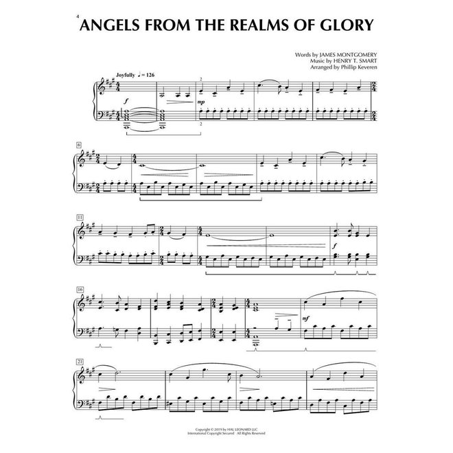 The Phillip Keveren Series, Christmas Carols with a Classical Flair for Piano