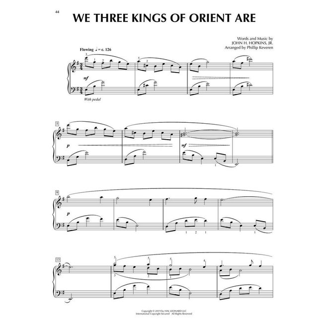 The Phillip Keveren Series, Christmas Carols with a Classical Flair for Piano