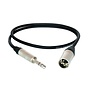 Digiflex Tour Series Adaptor Cable, XLR Male to TRS Male, 3'