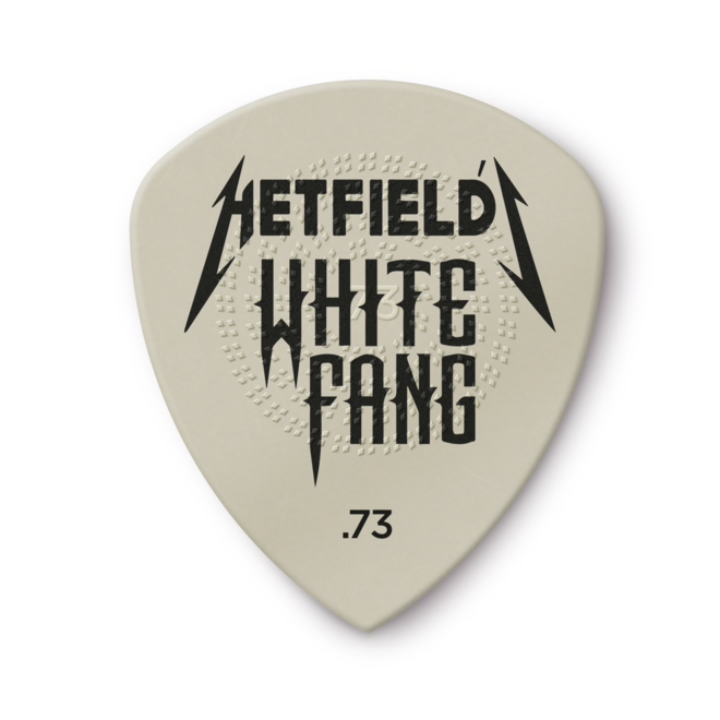 Jim Dunlop Hetfield's White Fang Custom Flow Guitar Picks , .73 (3 Pack)
