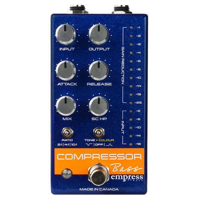 Empress Effects Bass Compressor Pedal, Blue