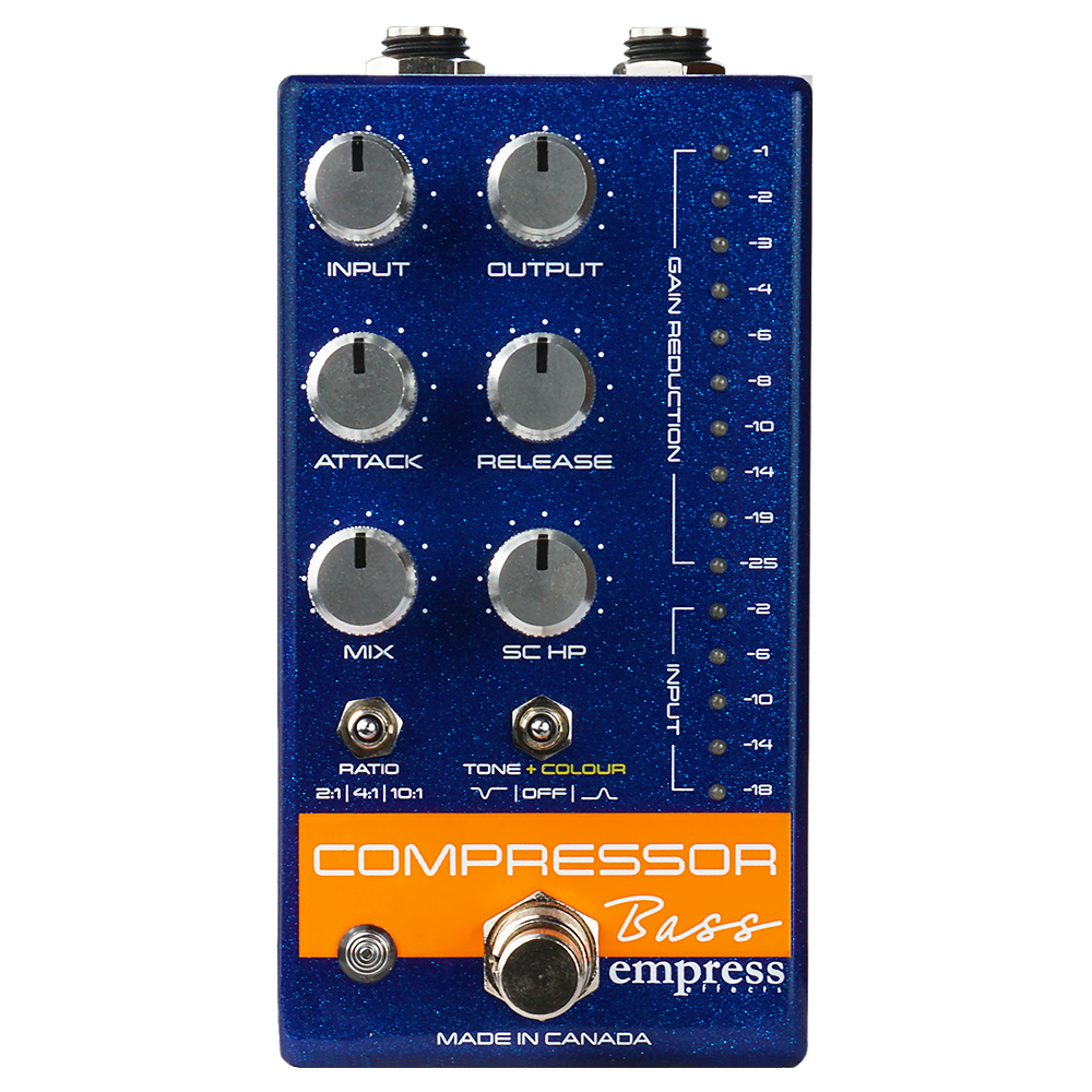 ギター Empress Effects Bass Compressor  sale Empress Effects Bass Compressor Pedal, Blue - Janzen