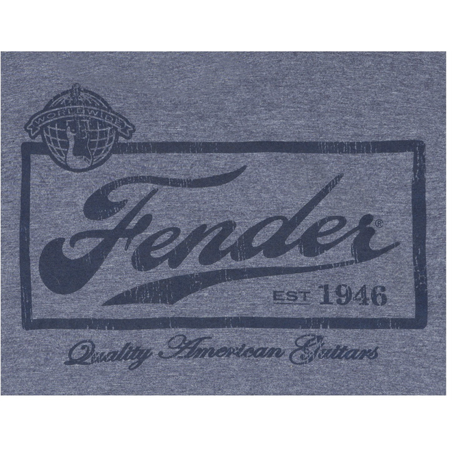 Fender Beer Label T-Shirt, Blue