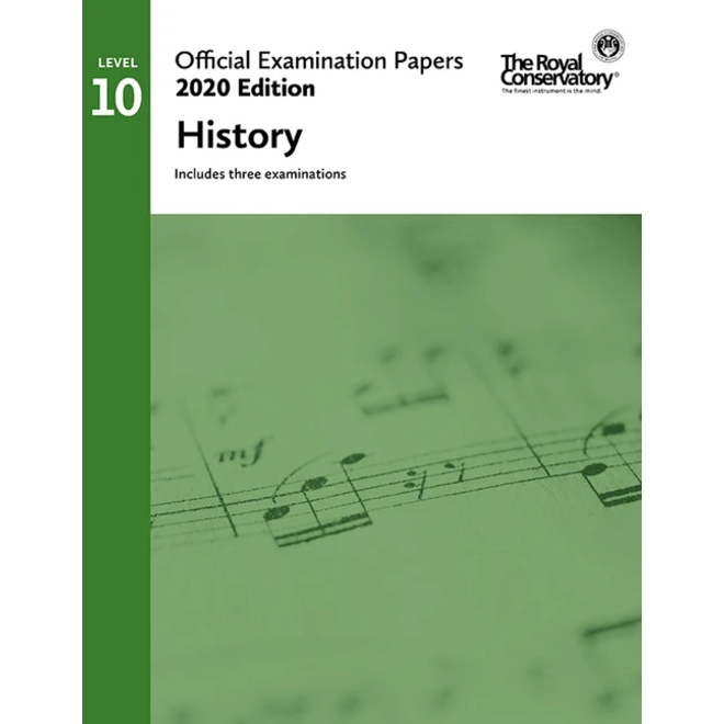 RCM 2020 Examination Papers, Level 10 History