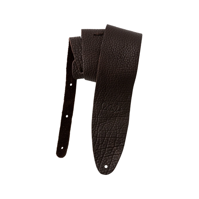 PRS 3.5" Signature Buffalo Reversible Guitar Strap, Dark Brown