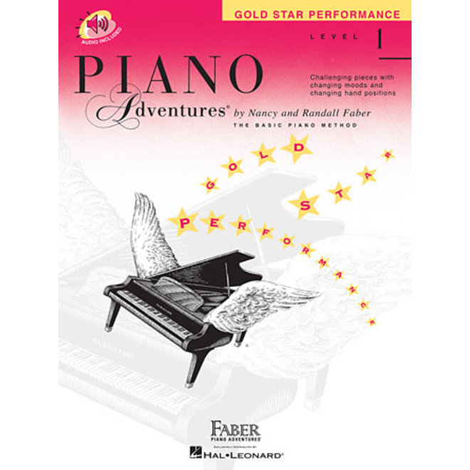 Piano Adventures Level 1 Gold Star Performance w/online audio