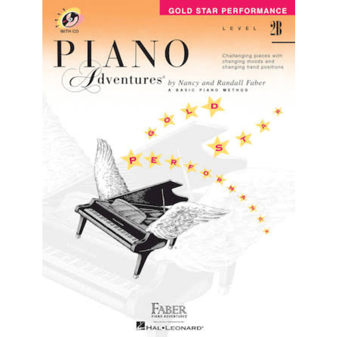 Faber Piano Adventures Level 2B Gold Star Performance Book, w/Online Audio