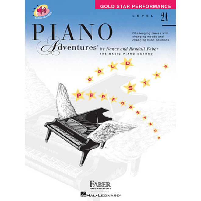 Faber Piano Adventures Level 2A Gold Star Performance Book, w/Online Audio