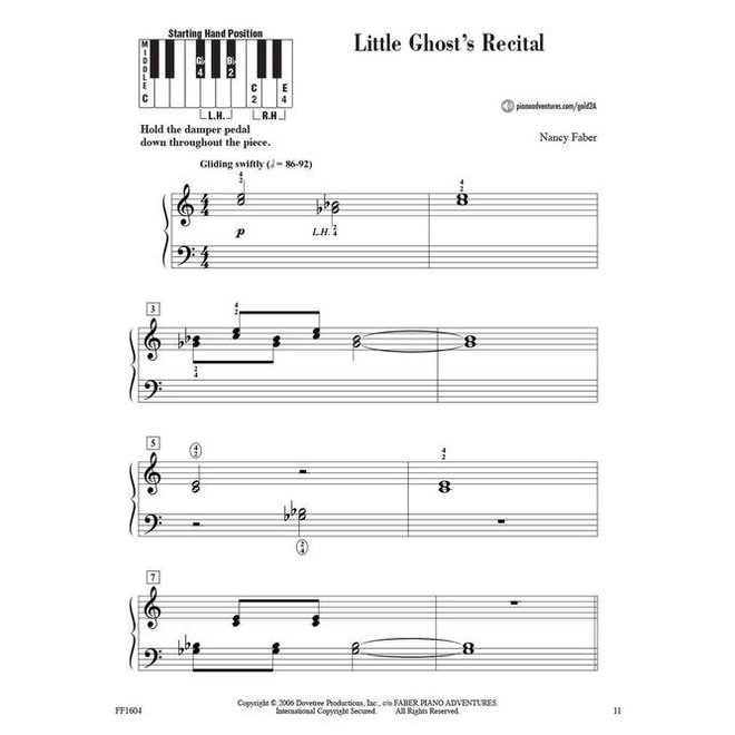 Faber Piano Adventures Level 2A Gold Star Performance Book, w/Online Audio