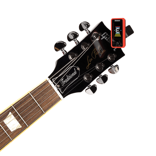 D'Addario Eclipse Clip-On Tuner, Red