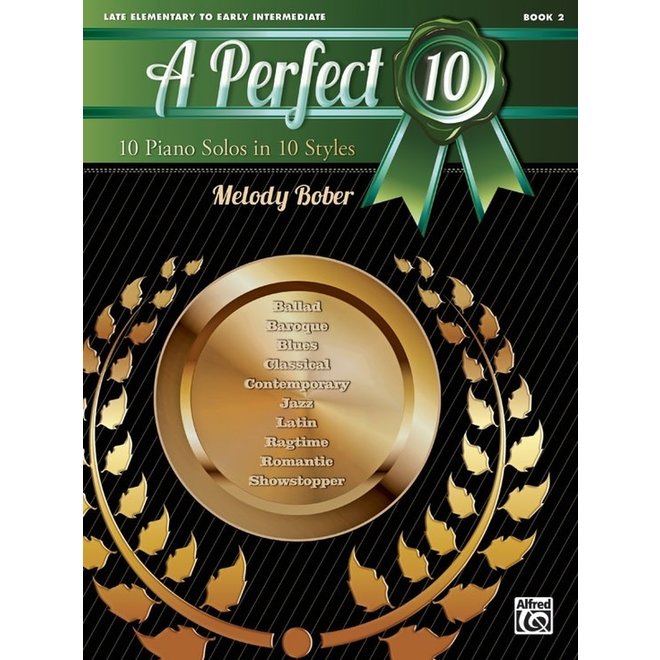 Alfred's A Perfect 10, Book 2, by Melody Bober