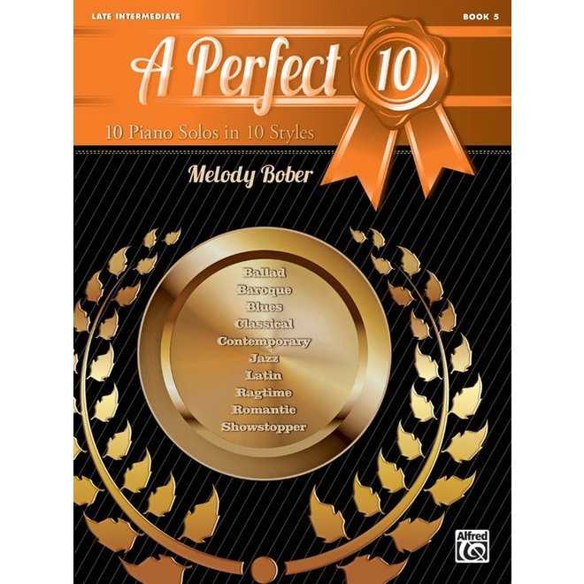 Alfred's A Perfect 10, Book 5, by Melody Bober