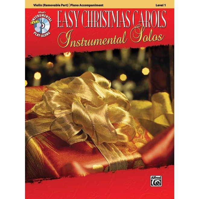 Alfred's Easy Christmas Carols Instrumental Solos (Violin), Book and CD