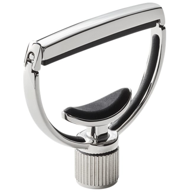 G7TH Heritage Guitar Capo, Standard Neck Width, Stainless Steel Style 1