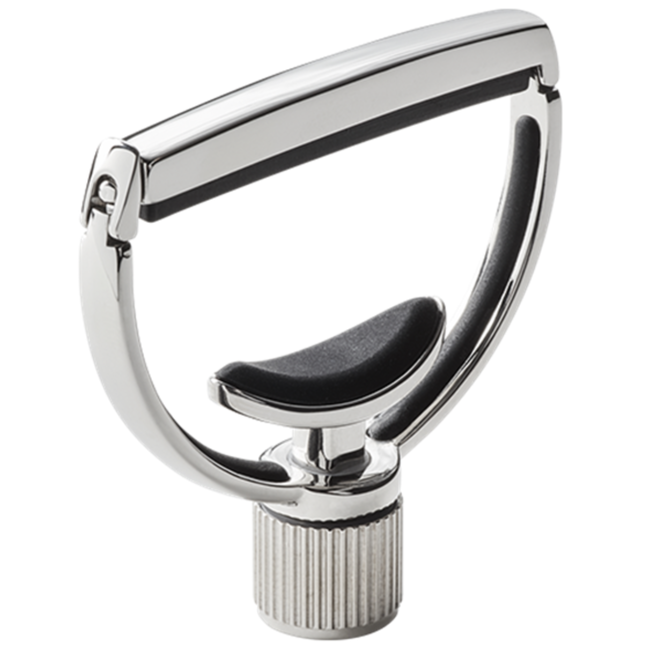 G7th Heritage Guitar Capo, Standard Neck Width, Stainless Steel Style 1