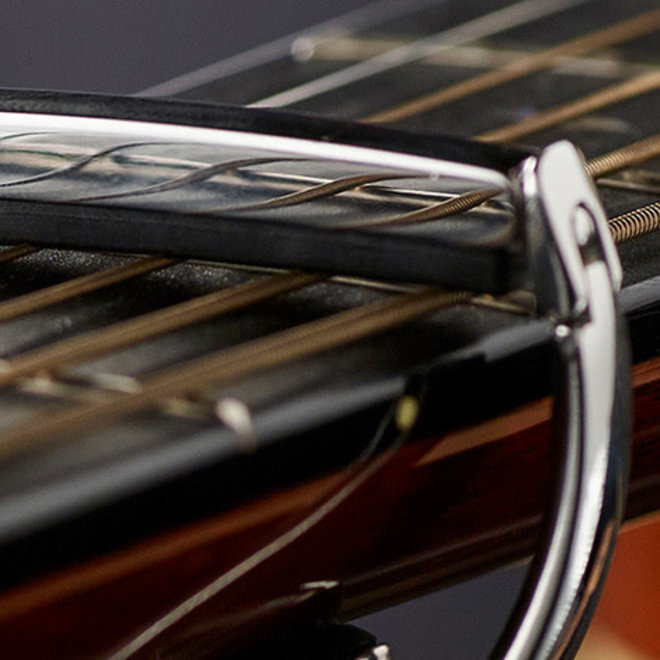 G7th Heritage Guitar Capo, Standard Neck Width, Stainless Steel Style 1