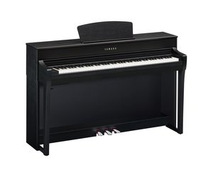 Yamaha Clavinova CLP-735 Digital Piano, Black w/Bench - Janzen