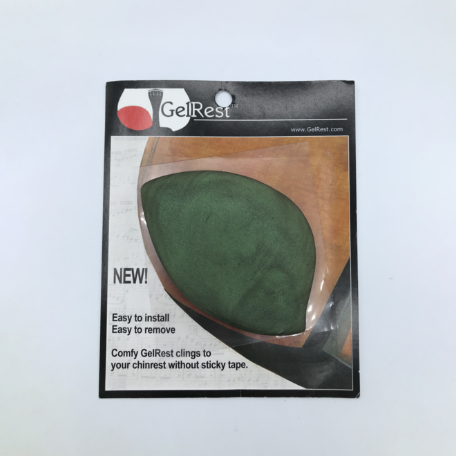 GelRest Violin Chinrest Cushion, Guarnerius Model, 1/2, Jade