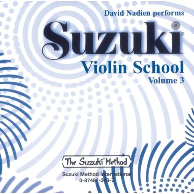Suzuki Violin School, Volume 3 Violin Performance CD