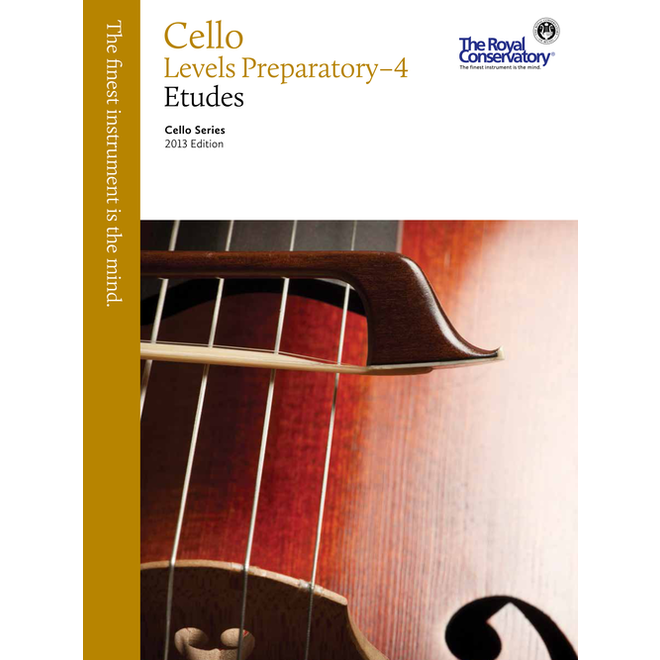 RCM Cello Etudes, Preparatory to Level 4, 2013 Edition