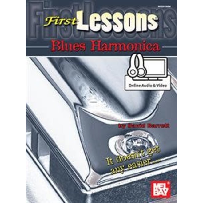 Mel Bay First Lessons, Blues Harmonica (w/online audio & video access)