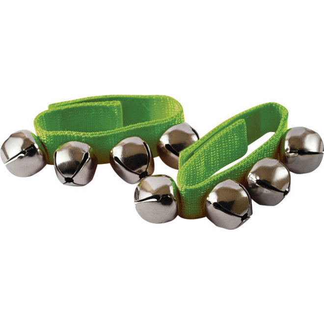 Mano Percussion MP-WBL Wrist Bells, Green