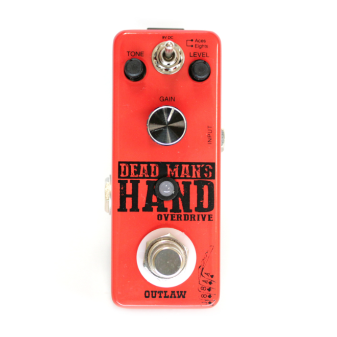 Outlaw Effects Dead Man’s Hand 2 Mode Overdrive Pedal