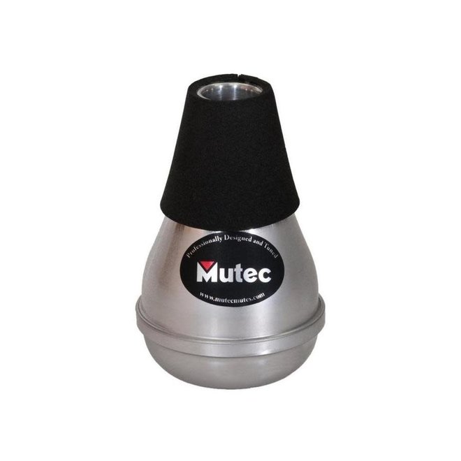 Mutec Trumpet Mute, Warm Up, Round Aluminum, Reduces Sound of Playing