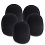 On-Stage Microphone Windscreens Pack, Black (5 Pack)