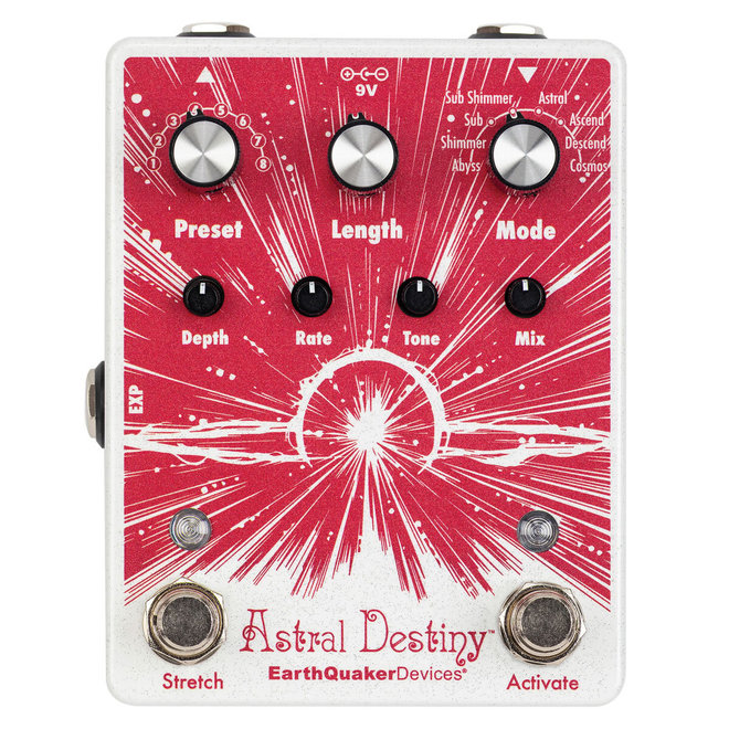 EarthQuaker Devices Astral Destiny Octal Octave Reverberation Odyssey