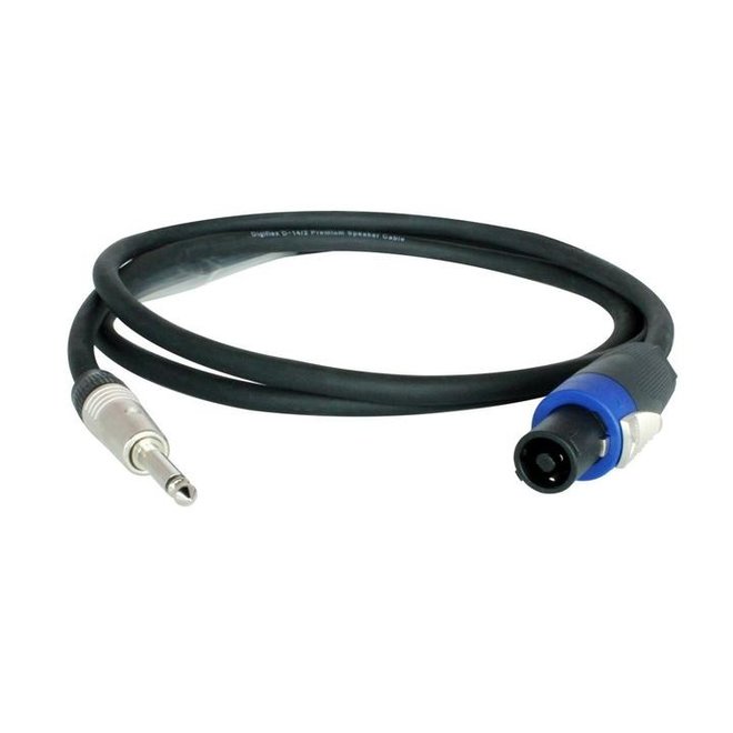 Digiflex - 14/2 Speaker Cable w/SpeakON to 1/4”, 5’