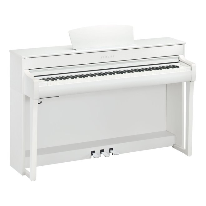 Yamaha Clavinova CLP-735 Digital Piano, White w/Bench