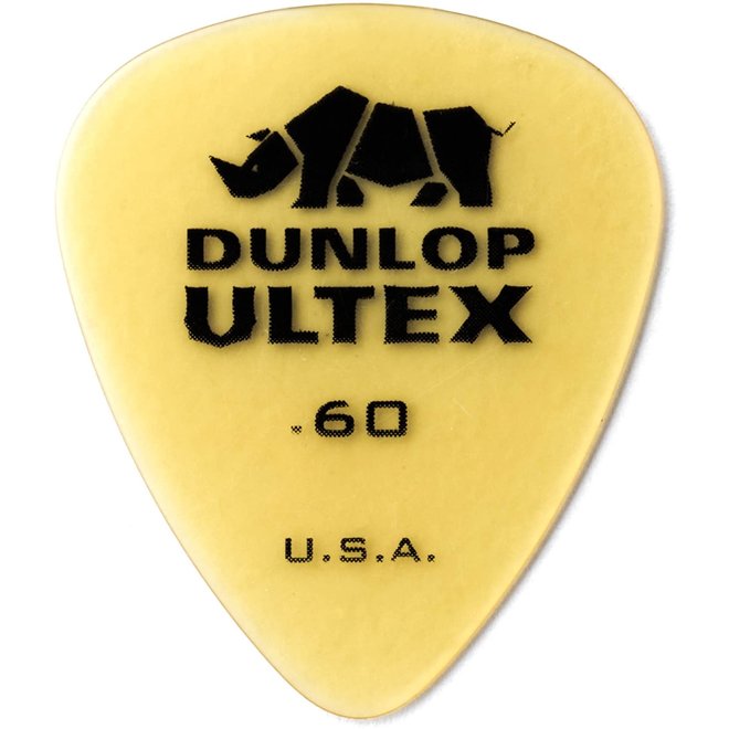 Jim Dunlop .60 Ultex Standard Guitar Pick (6 Pack)