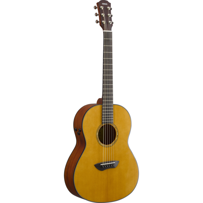 Yamaha CSF-TA TransAcoustic Parlour Acoustic-Electric Guitar, Vintage Natural, w/Hard Bag