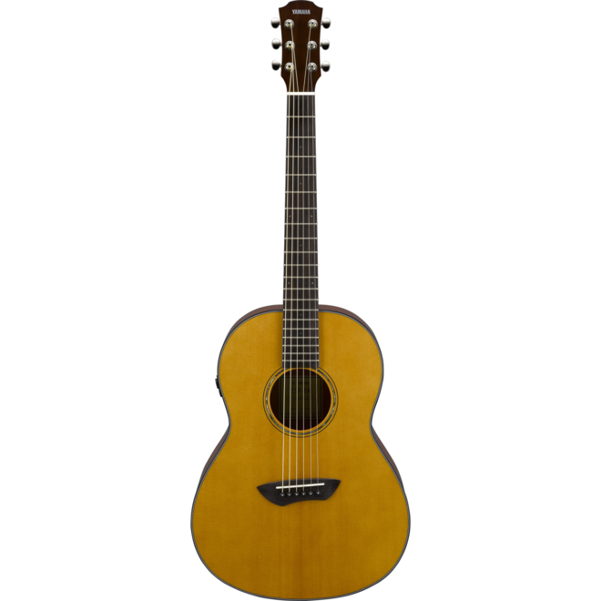 Yamaha CSF-TA TransAcoustic Parlour Acoustic-Electric Guitar, Vintage Natural, w/Hard Bag