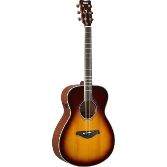 Yamaha FS-TA TransAcoustic Folk Acoustic-Electric Guitar, Brown Sunburst