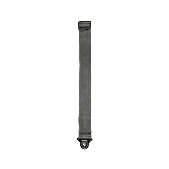 D'Addario Auto Lock Nylon Guitar Strap, Metal Grey