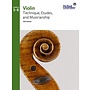 RCM Violin Technique Etudes & Musicianship, 2021 Edition , Levels 5-8