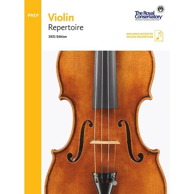 RCM Violin Repertoire, 2021 Edition, Prep Level