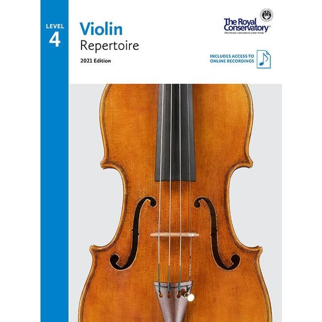 RCM Violin Repertoire, 2021 Edition, Level 4