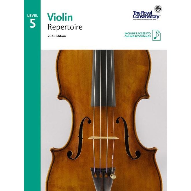 RCM Violin Repertoire, Level 5, 2021 Edition