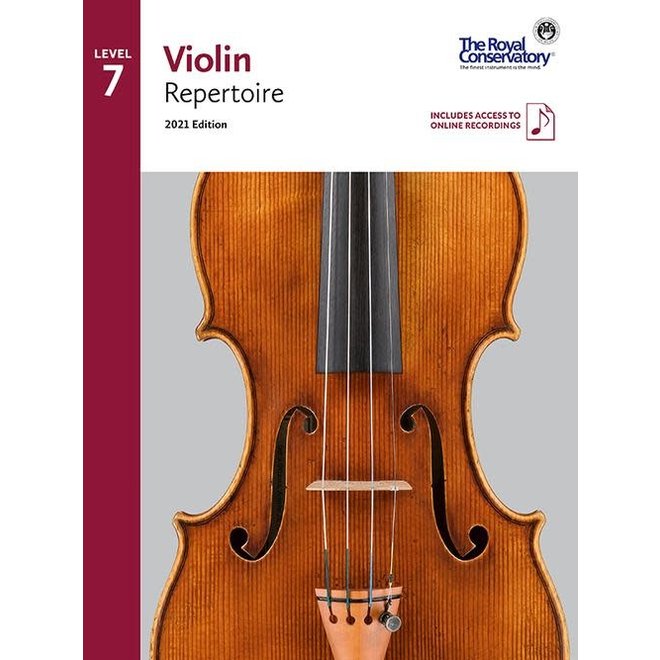RCM Violin Repertoire, 2021 Edition, Level 7