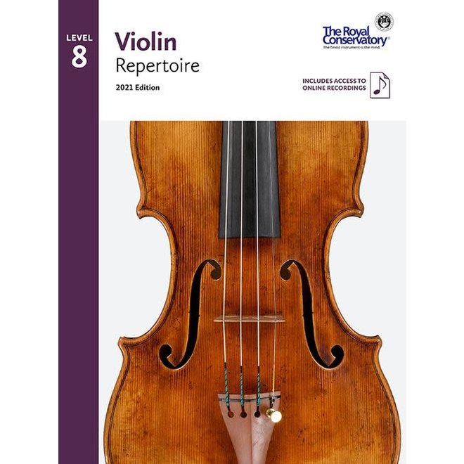 RCM Violin Repertoire, 2021 Edition, Level 8