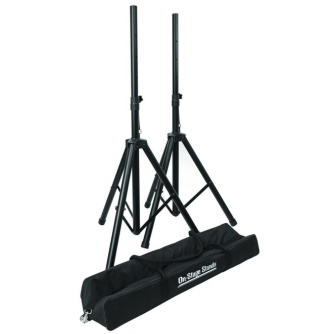 On-Stage SSP7750 Compact Speaker Stand Pack, w/Bag