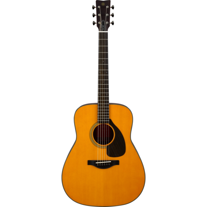 Yamaha FG5 Red Label Dreadnought Acoustic Guitar, All Solid Spruce/Mahogany, w/Hardshell Case