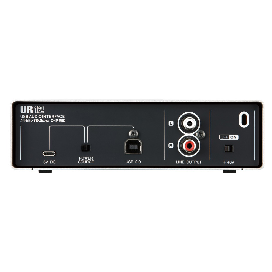 Steinberg UR12 2 Channel Recording Interface, XLR w/phantom power 