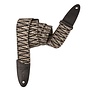 PRS 2” Woven Guitar Strap, Black/Gray