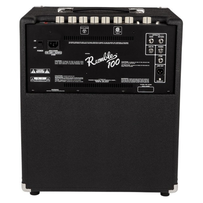 Fender Rumble 100 V3 1x12" 100W Bass Combo Amplifier
