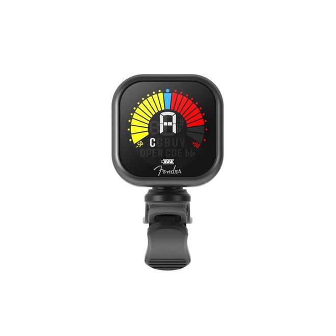 Fender Flash Rechargeable Clip-on Tuner, Black