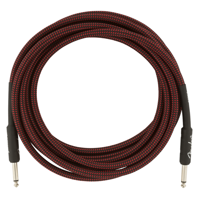 Fender Professional Series Instrument Cable, Red Tweed, 15’